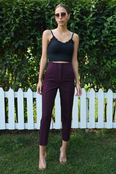 Kadın KRL 5113 Önü Flatolu Pantalon