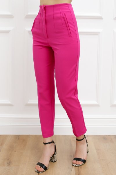 Kadın KRL 5113 Önü Flatolu Pantalon