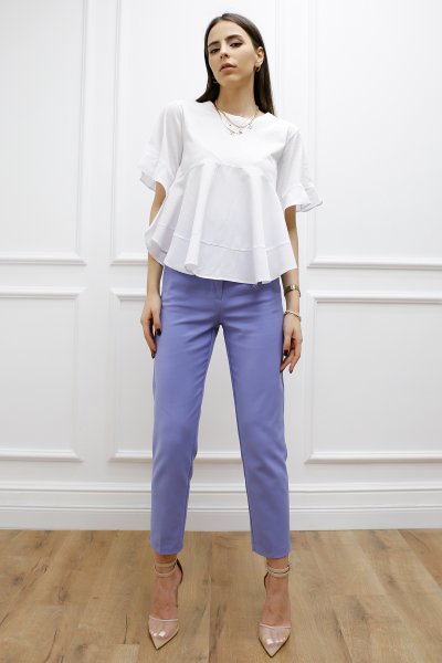 Kadın KRL 5113 Önü Flatolu Pantalon