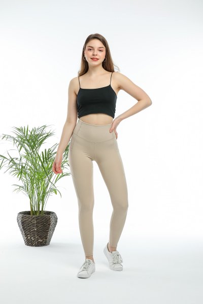 Cep Detaylı Sporcu Tayt