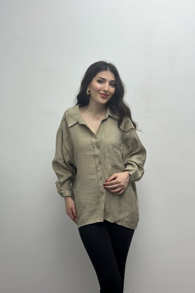 Omzu Düşük Oversize Gömlek