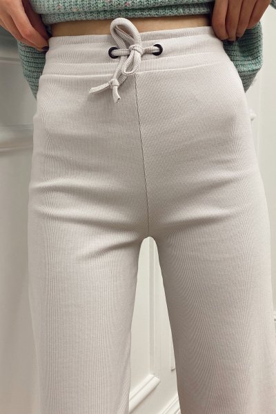 Fitilli Bol Paça Kaşkorse Kadın Pantolon