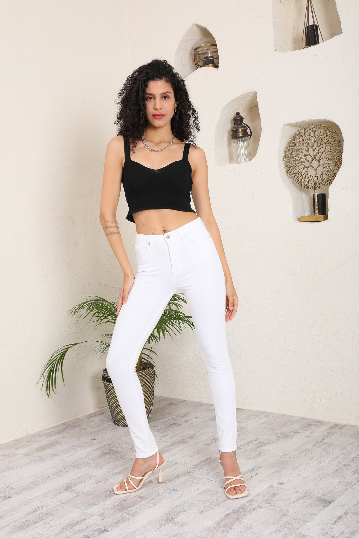 Skinny Beyaz Jean 