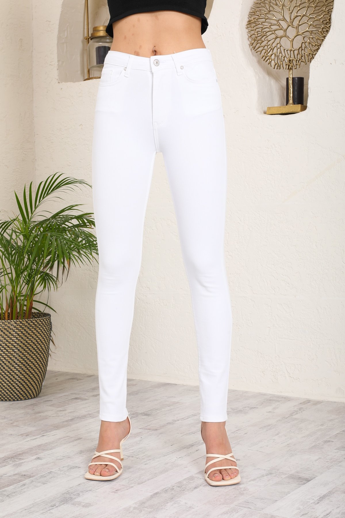 Skinny Beyaz Jean 