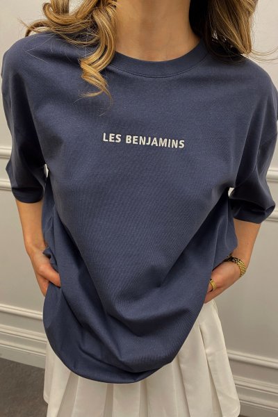 Nakış İşlemeli Basic Tişört