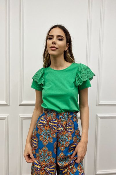 Omuzu Fistolu Penye Tişört