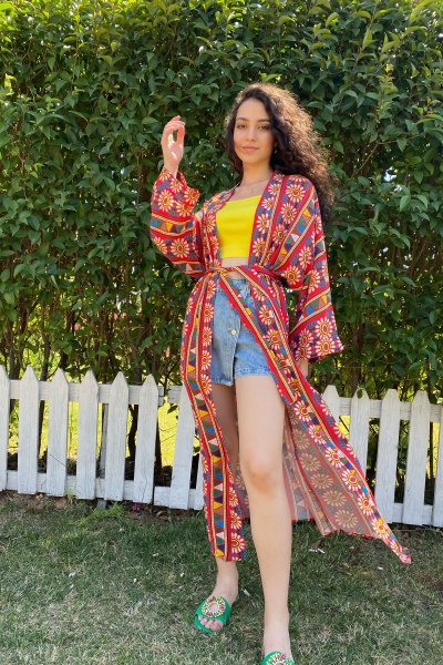 Etnik Desen Kimono