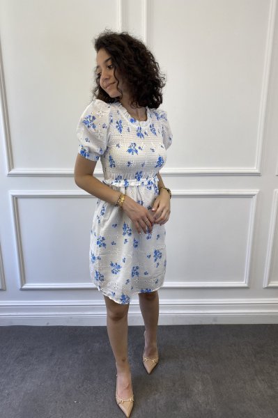 Gipeli Bisiklet Yaka Elbise