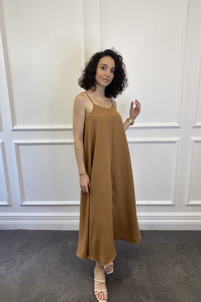 Viscon Askılı Elbise