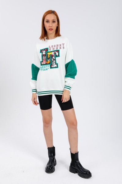 Tunnes Şardonlu Sweat