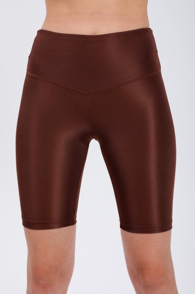 V Kemer Parlak Kısa Tay