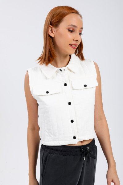 Orjinal Patlı Kısa yelek