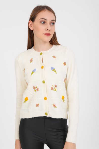 Önden Düğömeli Hırka