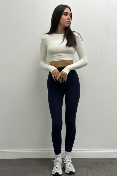 Kadın Orjinal İçi Şardonlu Tayt