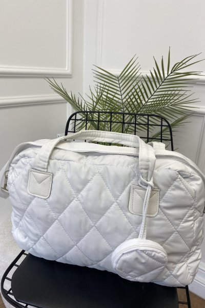 Kapitone Desen Omuz Çantası