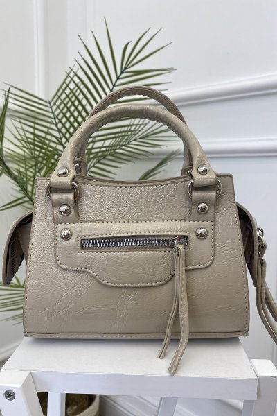 Fermuarlı El Ve Omuz Çantası