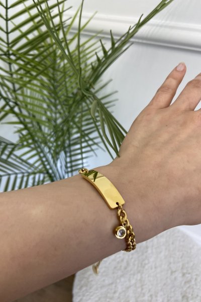 Taş Künye Bileklik