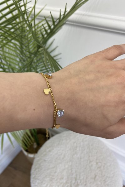 Kalpli Taşlı Bileklik