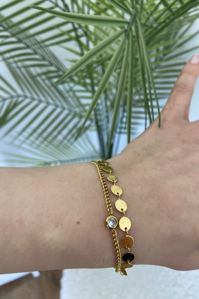 Pullu Sallantılı Bileklik