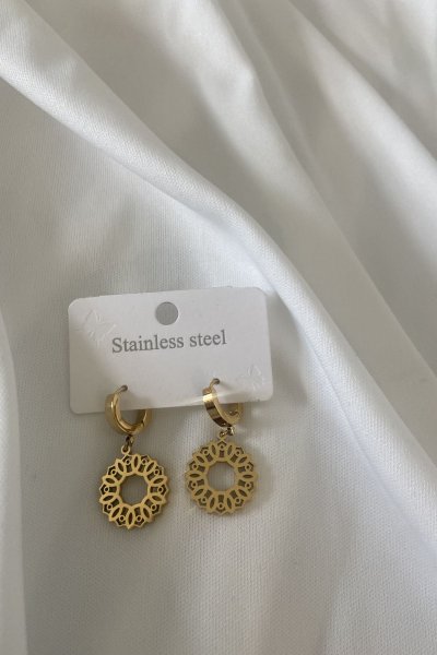 Güneş Örgü Model Küpe