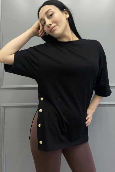 Yanları Patlı Tişört