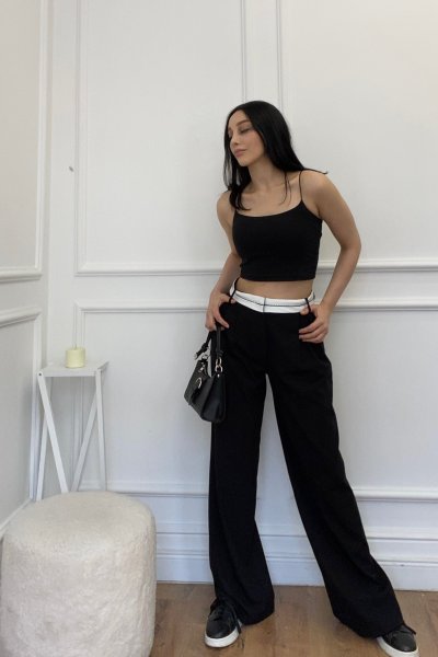 Kıvrık Belli Pantolon