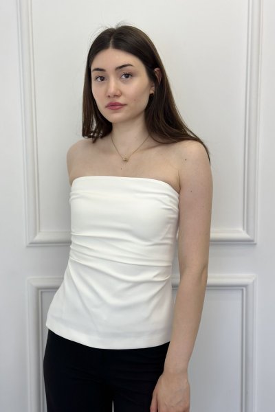 Straplez Kadın Bluz