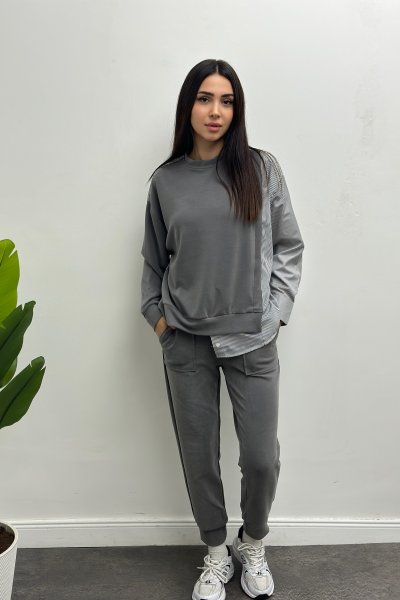 Kadın Modal Kumaş Önden Cepli Eşofman