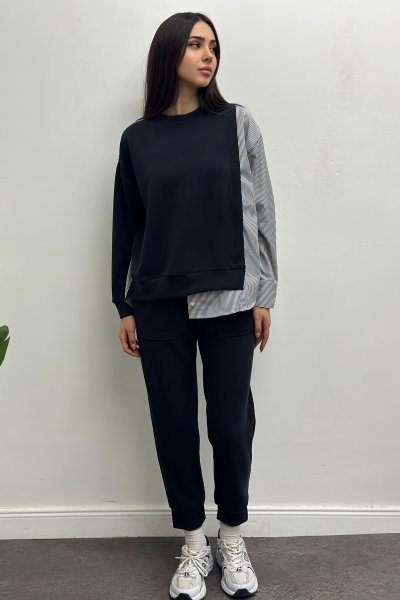 Kadın Modal Kumaş Önden Cepli Eşofman