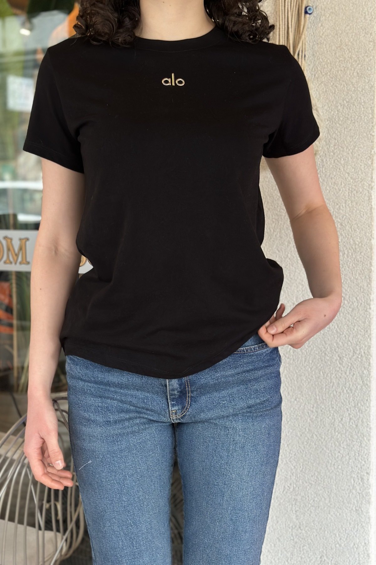 Kadn Alo Bisiklet Yaka Premium Tirt | CurcunaShop