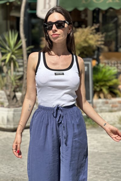 Kadın Marka Premium Çift Renk Atlet