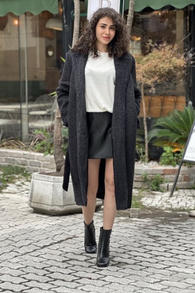 Kadın Oversize Uzun Kürk