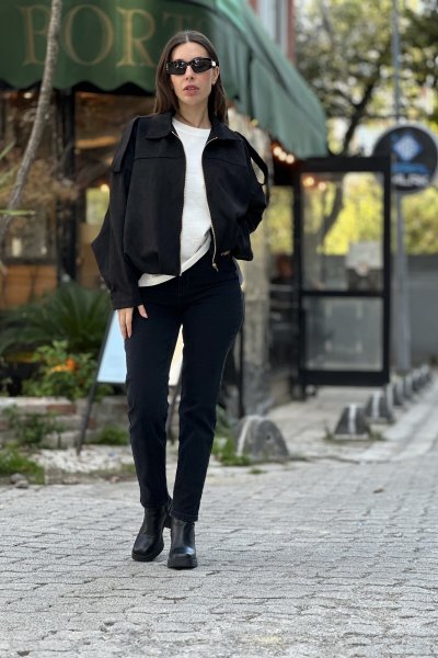 Kadın Push Up Mom Jean Pantolon