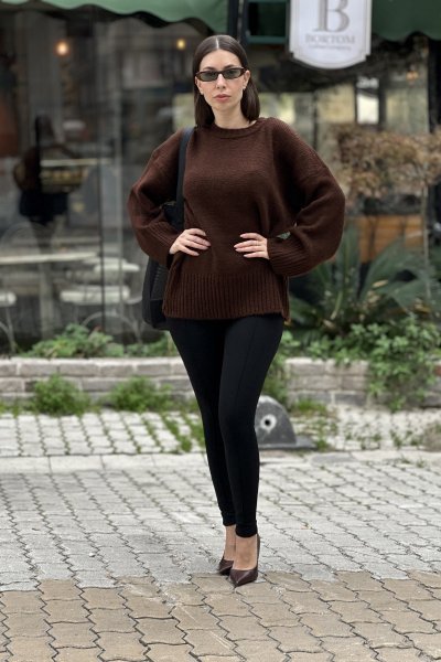 Kadın Önden Çimalı Patlı Tayt