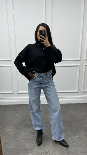 Kadın Baggy Model Kot Pantolon