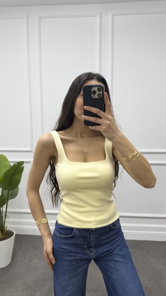 Kadın Kalın Askılı Pamuk Atlet