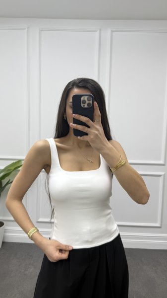 Kadın Kalın Askılı Pamuk Atlet