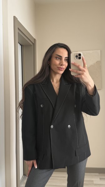 Kadın Punta Dikişli Ceket